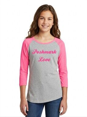 Poshmark Love 3/4 Sleeve Custom Tee